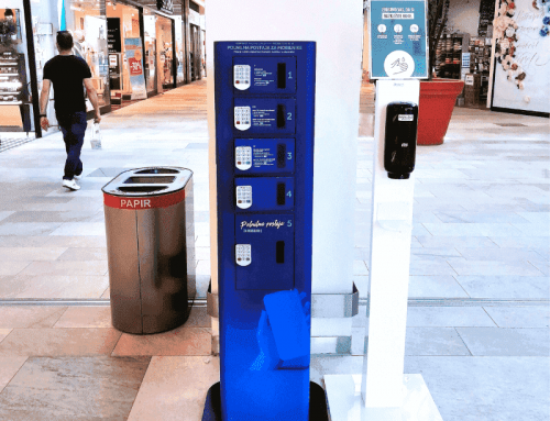 Why should a phone charging station be present in shopping center?
